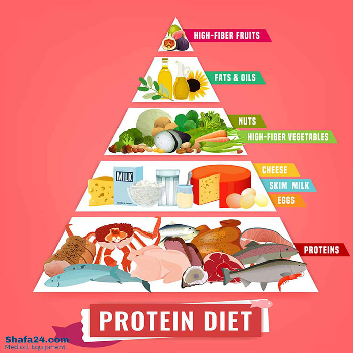 رژیم غذایی پر پروتئین - شفا24