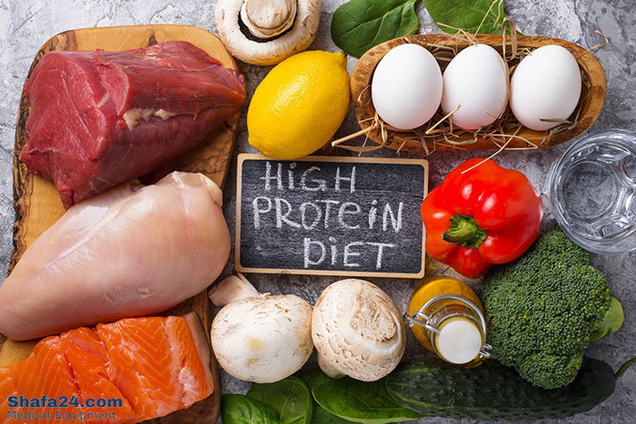 رژیم غذایی پر پروتئین - شفا24
