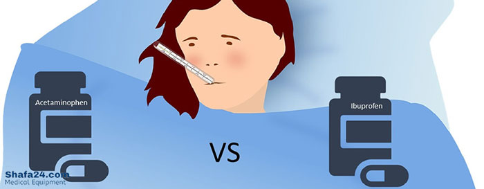 مقایسه استامینوفن و ایبوپروفن شفا24