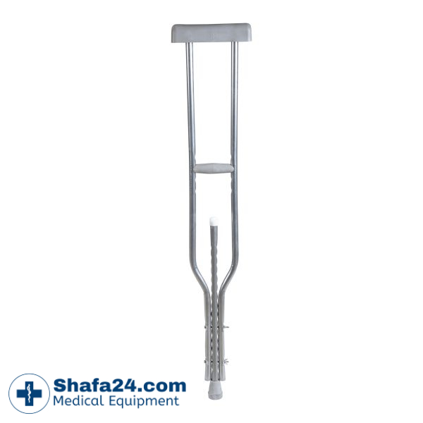 عصای زیر بغل متوسط - سر چرم شاخص طب - کد 205