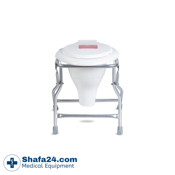 صندلی توالت فرنگی تاشو سفری (مدل 1) شاخص طب - کد 103