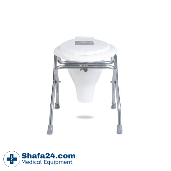 صندلی توالت فرنگی تاشو سفری (مدل 2) شاخص طب - کد 107