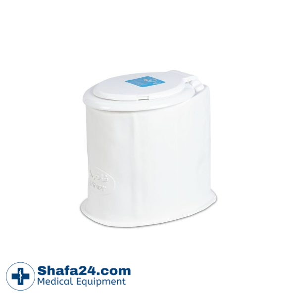 صندلی توالت فرنگی فایبرگلاس سایز بزرگ شاخص طب - کد 110