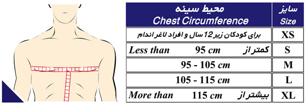 نگهدارنده قفسه سینه طب و صنعت مدل 89100 - شفا24