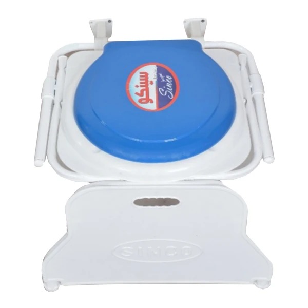 توالت فرنگی تاشو دیواری سینکو مدل رنگی استاتیک