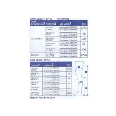 جوراب ضد آمبولی تن یار کد 5100 - شفا24