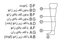 جوراب واریس درجه یک طب و صنعت مدل 71000 - شفا24