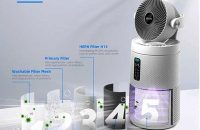 دستگاه تصفیه هوا و پنکه چرخشی گریمن GR-AP700 - شفا24