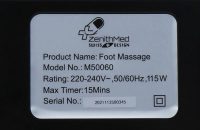 ماساژور پا زنیتمد مدل M50060 شفا24